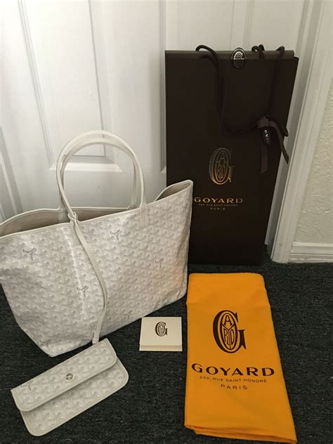 white goyard purse|where to buy goyard online.